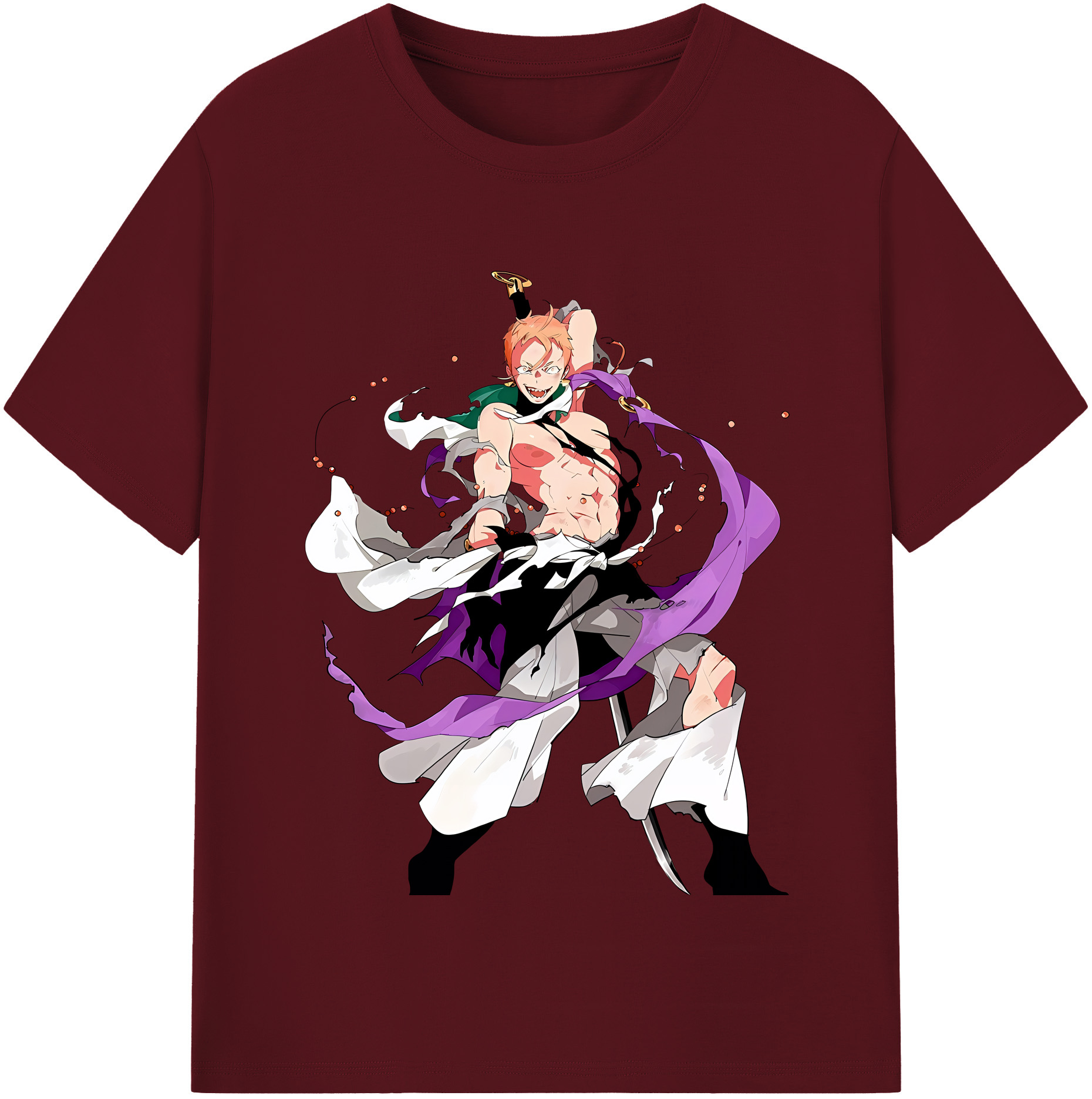 （画像用） 刀剣乱舞 Touken Ranbu 綿100％半袖Tシャツ（フロントプリント）